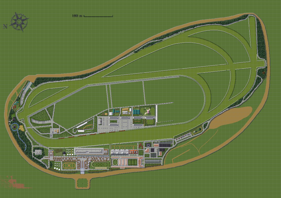 隆尚赛马场全图