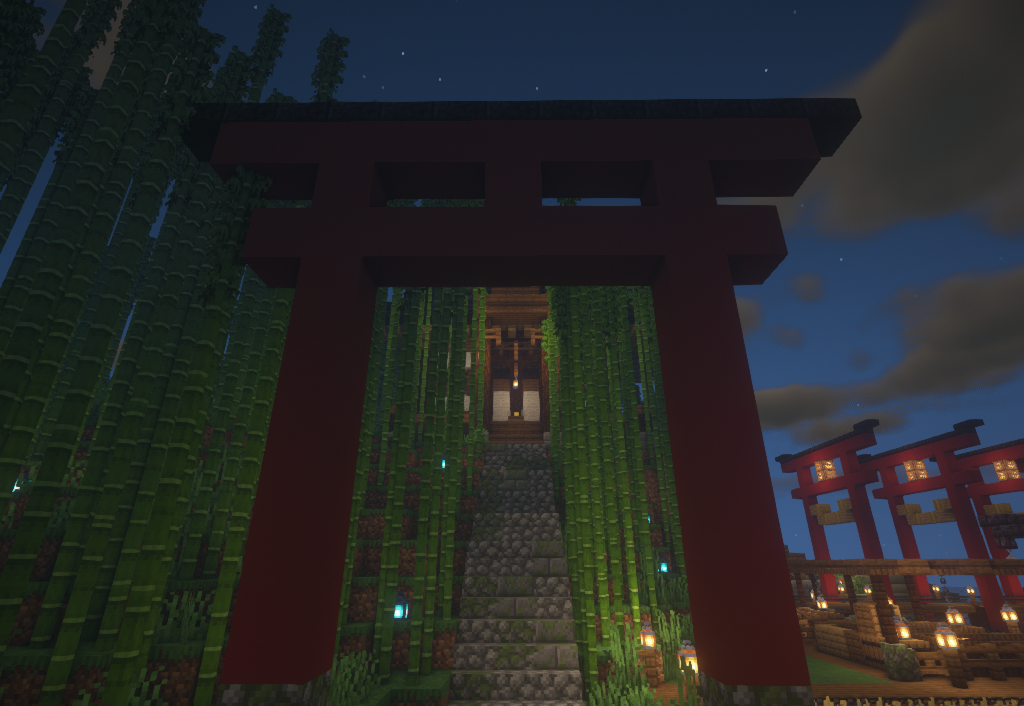 葵岛神社鸟居下