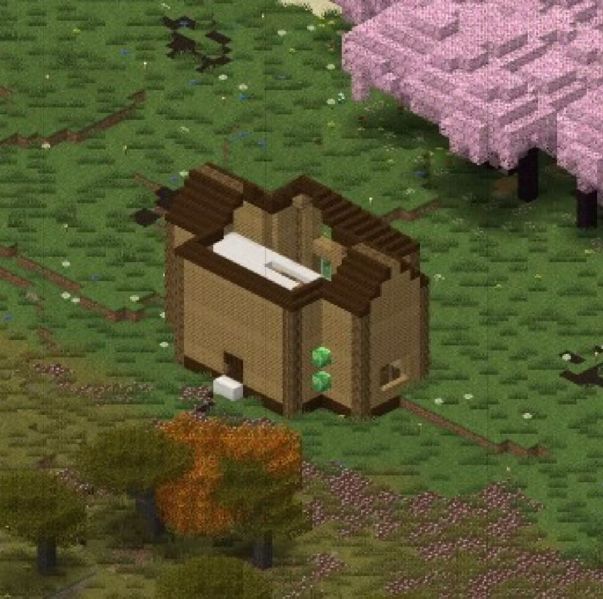 文件:见泷原小木屋 未完工状态.jpg