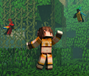 nuo_mi_所使用的皮肤，为《魔法少女小圆外传》中的由比鹤乃。