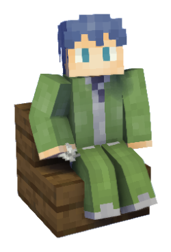 坐在椅子上的Aunst